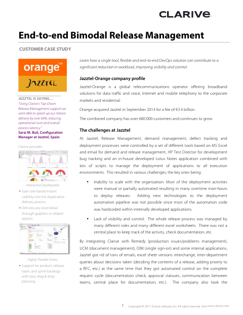 Cover of Jazztel Case Study